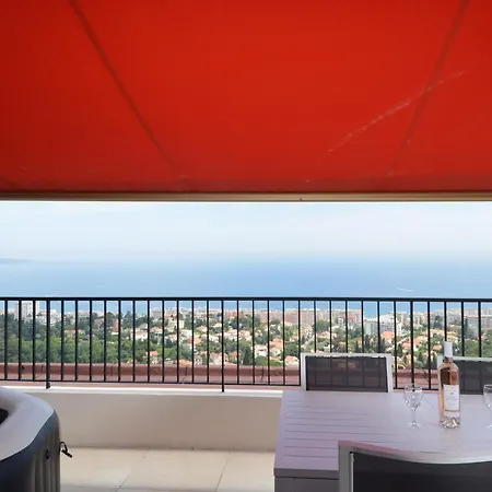Apartment Superbe Studio Avec Terrasse, Jaccuzi, Vue Mer Quartier Fabron à *